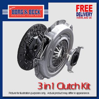 Borg & Beck 3in1 Clutch Kit Hyundai Terracan 2.9TD 16V 2902cc 161bhp 