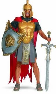 Spartan Warrior 300 Greek Roman Soldier Dress Up Halloween Deluxe 