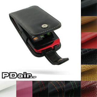 Leather Case for Nokia Asha 305 306 (Flip F41 with Clip) by PDair
