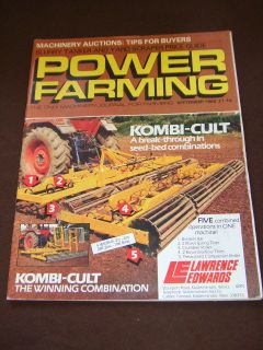 POWER FARMING   TIPS FOR MACHINERY AUCTIONS   Sept 1985 Vol 64 # 9