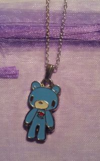 CUTE** ♥ GLOOMY BEAR (BLUE) JAPANESE ANIME NECKLACE ♥ **KAWAII 