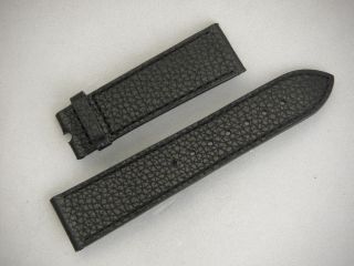 Original TISSOT Heritage Black Leather Watch Strap Band 20mm Stitched 