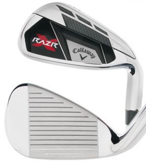 Newly listed NEW Callaway RAZR X Iron Set 4 AW Steel Uniflex Golf 