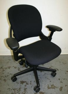 steelcase ieap office swivel black fully loaded chair time left
