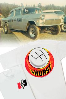 Hurst Competition Plus T Shirt   Vintage Shifter Gasser SS GTO AMX 