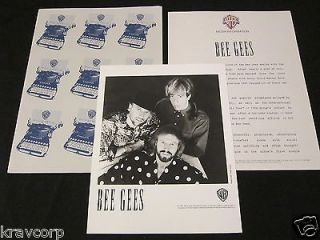 the bee gees high civilization 1991 press kit photo time