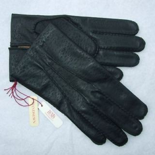 black leather dents gentleman s gloves knitted lining more options 