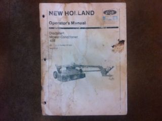   manual model 408  9 99  new holland 408 411 412