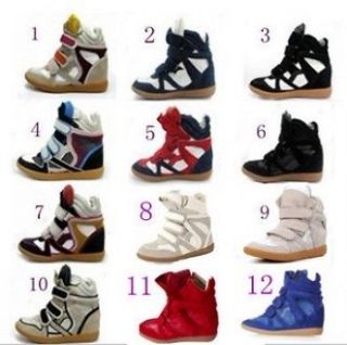 Free shipNEW ISABEL MARANT Wedge Sneaker casual shoes boots EUR35 41 