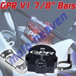 GPR V1 Stabilizer Steering Damper Honda CRF250X 04 07 7/8 BARS 1002 