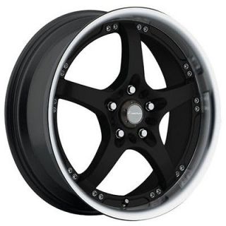 17 Black Akuza 429 Wheels Rims 4x100/4x114.3 4 Lug Civic G5 Cobalt 