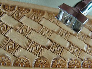 Pro Crafters Series   Diamond Basket Weave Stamp (Leather Stamping 