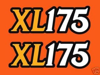 1974 honda xl175 k1 side cover decals from canada time