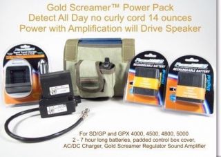 Gold Screamer Power Pack Minelab Metal Detector GPX5000, GPX4500 