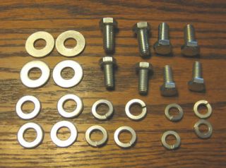 1955 1956 CHEVY HOOD HINGE MOUNTING BOLT SET new (Fits Chevrolet 
