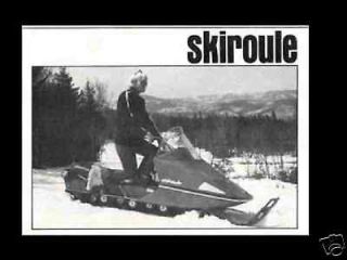 skiroule 1971 1972 1973 300 440 447 snowmobile manuals time