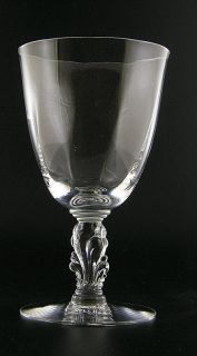 heisey waverly water goblet glass stemware  10