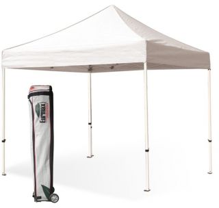 New10 X 10 EZ Pop Up Canopy Tent UPF50+ canopy Gazebo White+Wheeled 