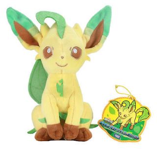 New Real 8.5 Leafeon / Leafia  N 48  Pokemon Best Wishes Plush Doll 