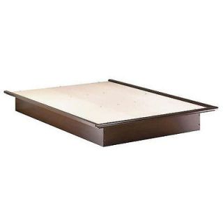 south shore queen size platform bed chocolate buy direct from