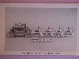matchbox coronation coach postcard  4 99 buy