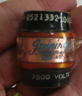 Jennings Vacuum Capacitor JCSF 40 7500 Volts RCA8521332 0018