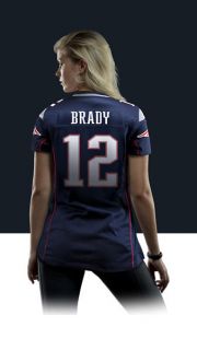    Tom Brady Womens Football Home Limited Jersey 469875_419_B_BODY