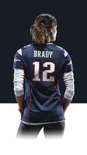    Tom Brady Womens Football Home Game Jersey 469907_419_B_BODY