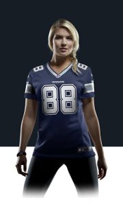    Dez Bryant Womens Football Away Limited Jersey 477434_421_A_BODY