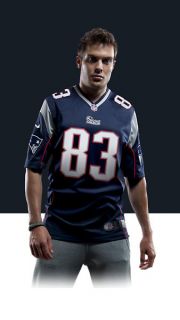    Wes Welker Mens Football Home Limited Jersey 468929_421_A_BODY