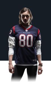    Andre Johnson Womens Football Home Game Jersey 469901_460_A_BODY