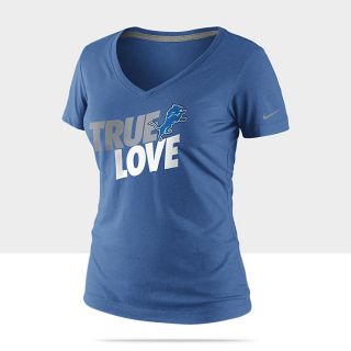 Nike True Love NFL Lions Womens T Shirt 485772_484_A
