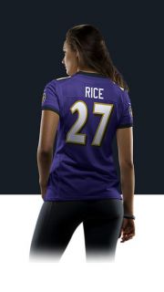    Ray Rice Womens Football Home Limited Jersey 469859_567_B_BODY