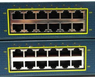 Cisco ws c2950 24 24 Port Ethernet Switch 3500 Series  24x RJ 45 10 
