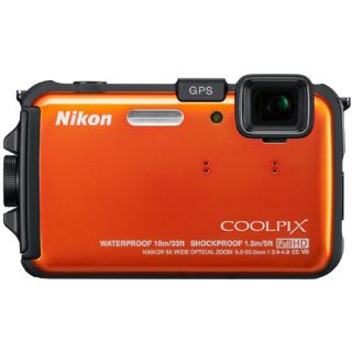 Nikon AW100 AW100PR CoolPix, 16 Megapixel, 5x Optical Zoom, Digital 