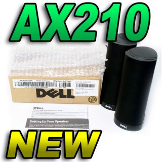 NEW Dell USB Wired 2 0 Computer Desktop Stereo Speakers AX210 Replace 