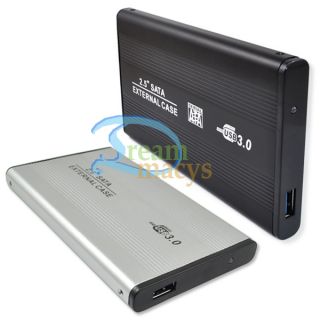 USB 3 0 SATA External Hard Drive HD Enclosure Case