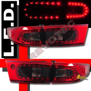 03 04 05 Honda Accord 4 Door Sedan LED Tail Lights Red