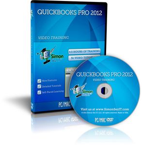 Intuit QUICKBOOKS PRO 2012 Software Training Tutorial Video DVD