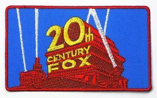 20th Century Fox Film Studio Logo Embroidered Iron on Patch