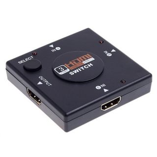 Port 1080p HDMI Switch Switcher Splitter for HDTV PS3 DVD