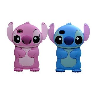 Disney 3D Stitch Movable Ear Flip Hard Case for iPhone 4 4S
