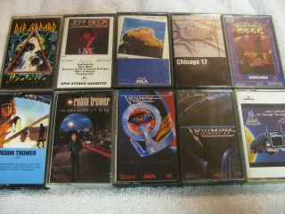   Cassette Tape Mixed Lot Classic Rock Jazz Metal Lot Number 4