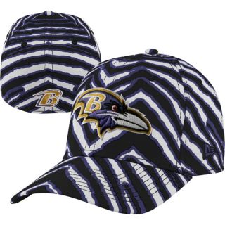 Baltimore Ravens New Era High Crown 39THIRTY Zubaz Flex Hat