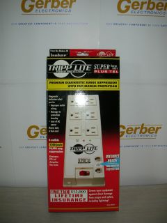   the tr 6fm surge suppressor from tripp lite has 6 outlets and