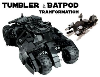 Custom Lego Batman Tumbler Instructions 7888 7783 7785 7787 6857 6860 