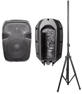   DJ PPHP885A 400W 2 Way Powered PA 8 Speaker Tripod Stand New