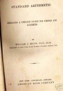 Standard Arithmetic William Milne 1895