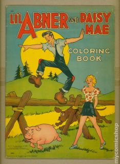Lil Abner and Daisy Mae Coloring Book 1942 2391 VG 4 0
