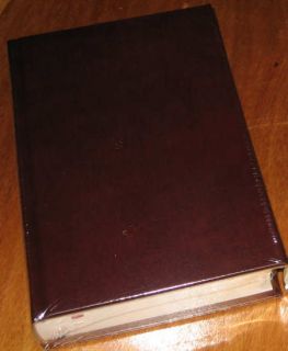 Alcoholics Anonymous Big Book New Leather Study Edition Burgundy 